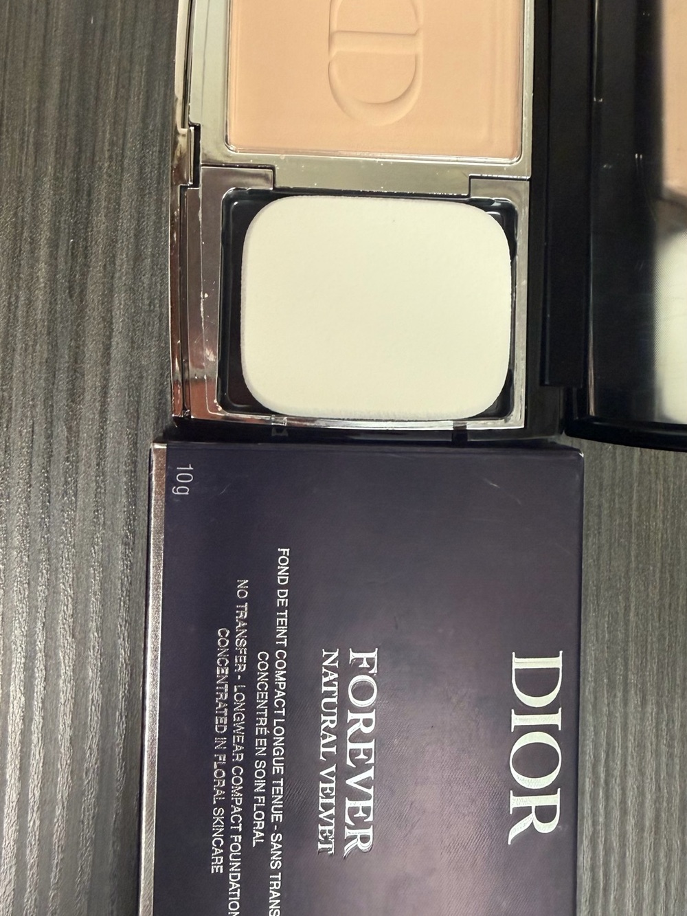 Forever, natural velvet  Pressed Face Powder Compact in Light Beige - Unbranded